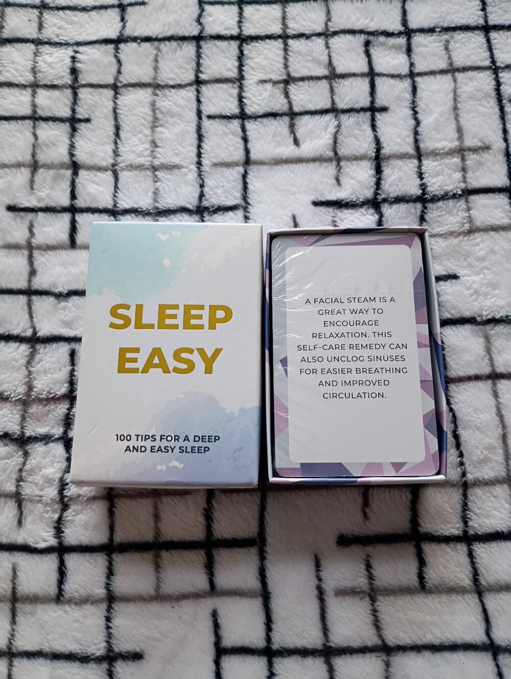 100 Tips Sleep Easy Self-Care Card Deck SEALED DECK